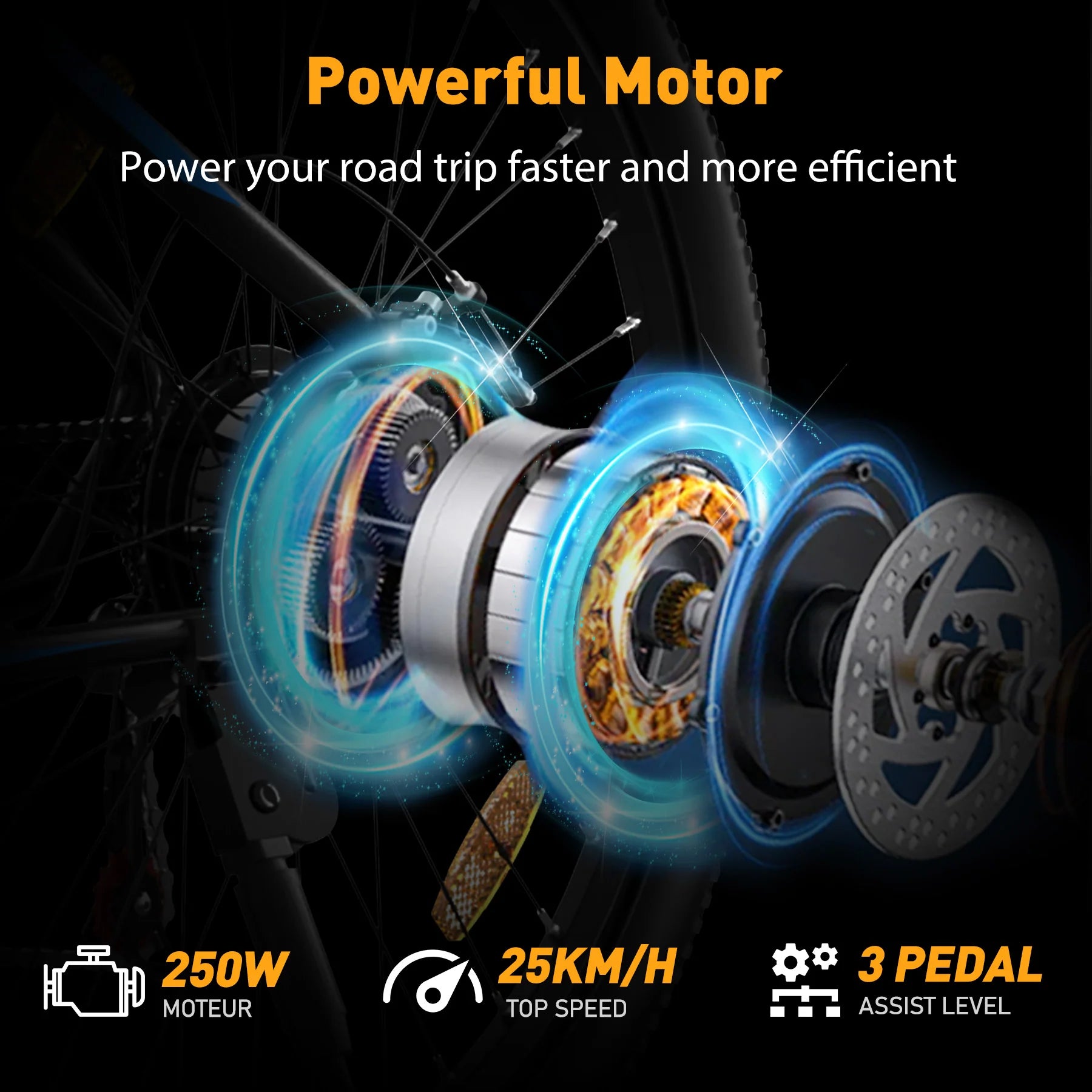 BK7S Elcykel (25 km/t)