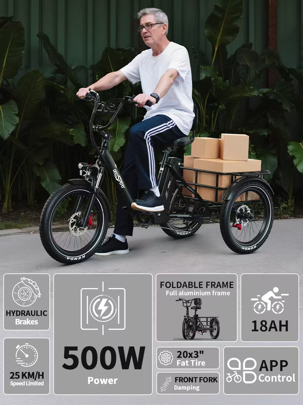 OT30 Pro Elcykel (25 km/t)