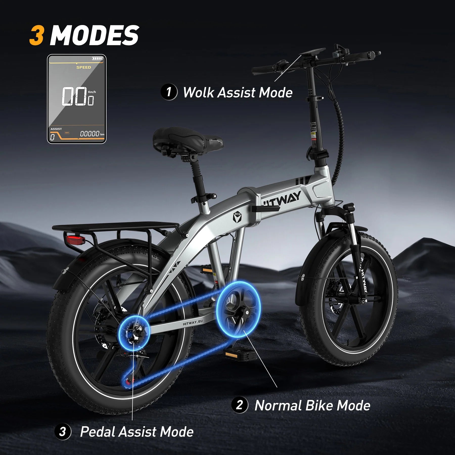 BK36 Elcykel (25 km/t)